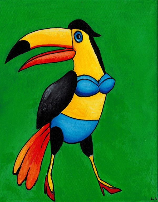 Birds in Bikinis - Toucan Original